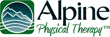 Logo for Alpine Physical Therapy with link to the website built by Aesir Consulting LLC.